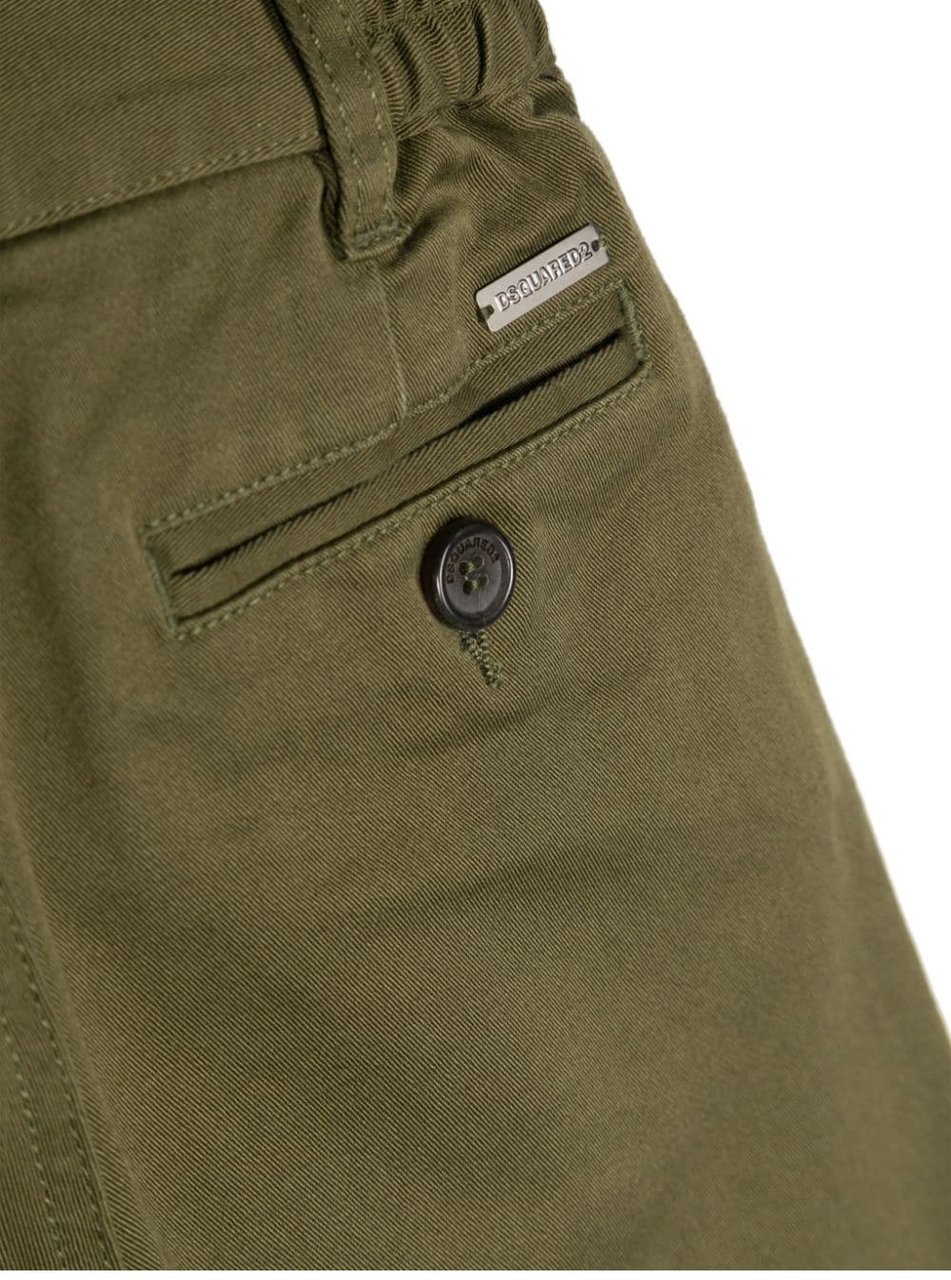 Dsquared2 pantaloni green Groen