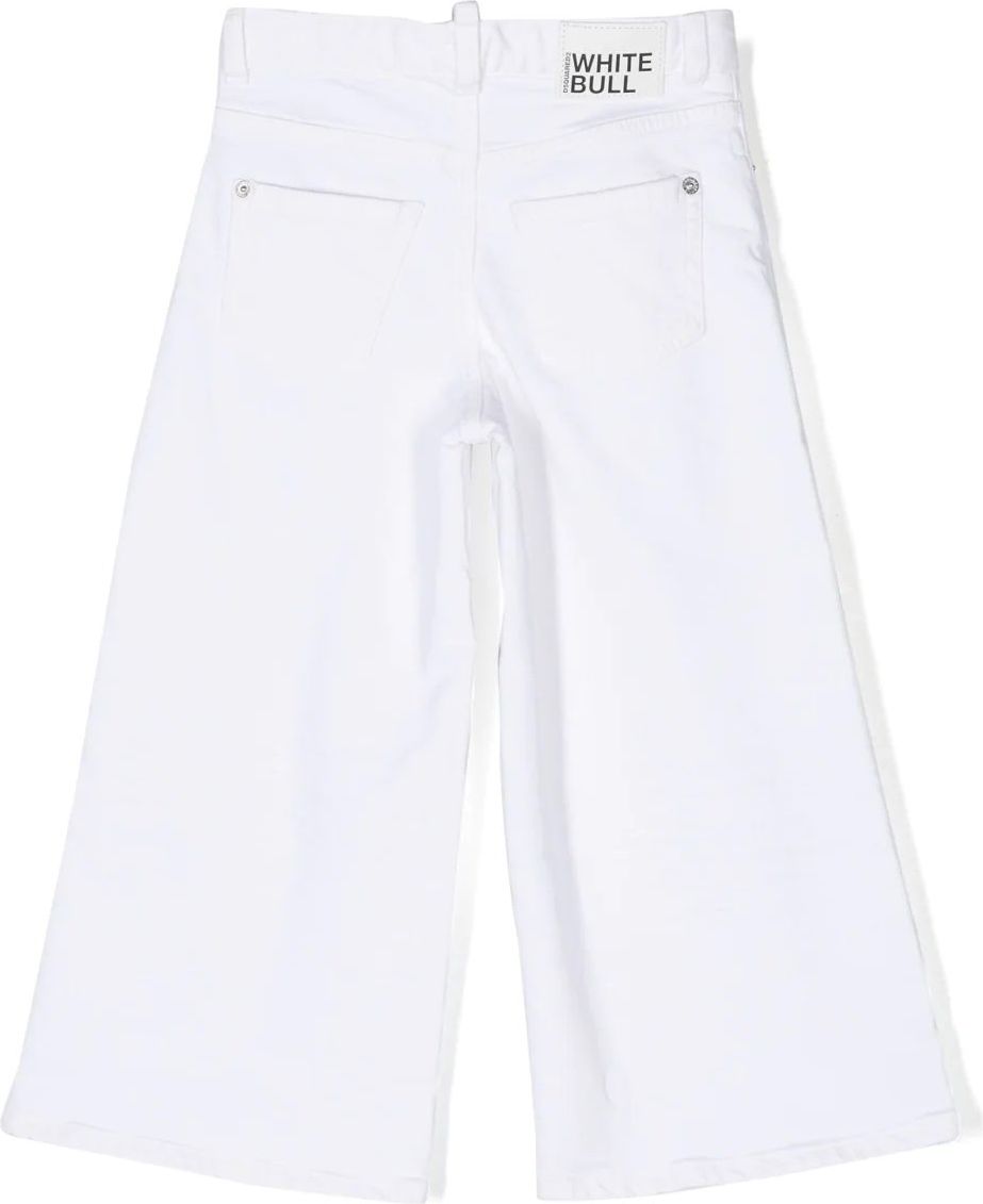 Dsquared2 DSQUARED2 KIDS Trousers White Wit