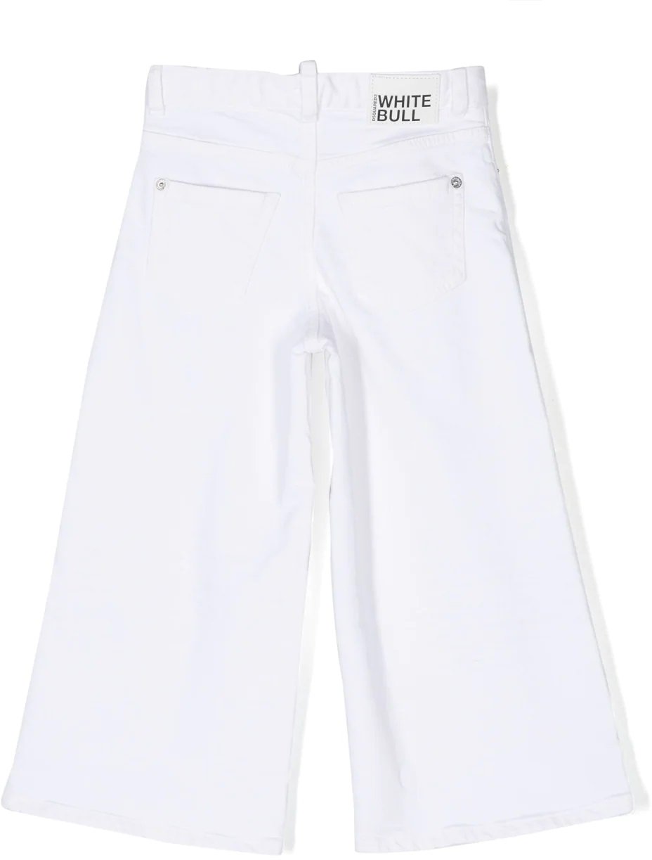 Dsquared2 DSQUARED2 KIDS Trousers White Wit