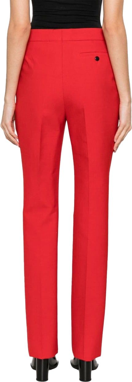 Ferragamo Trousers Red Red Rood