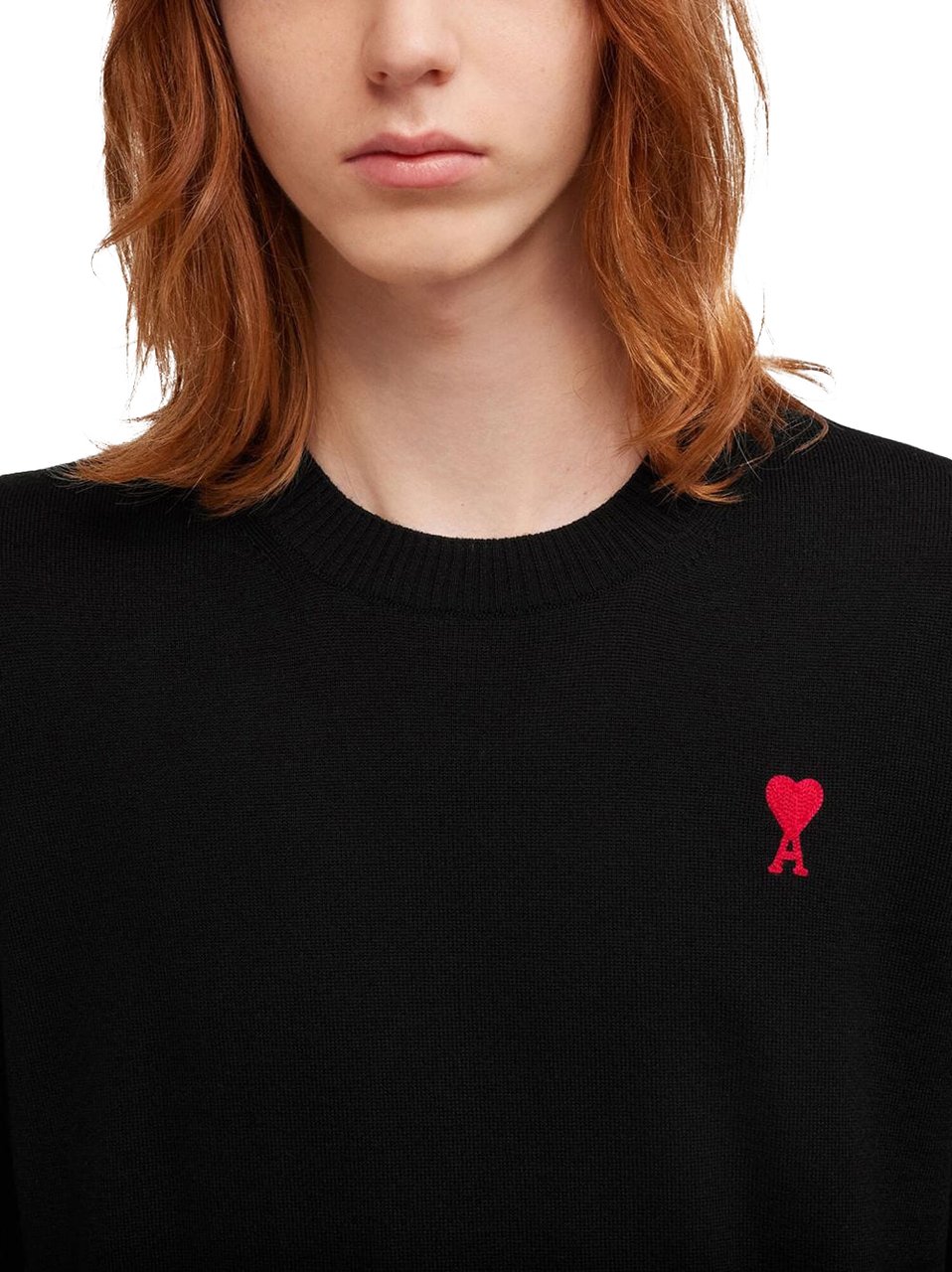 AMI Paris Sweaters Black Black Zwart