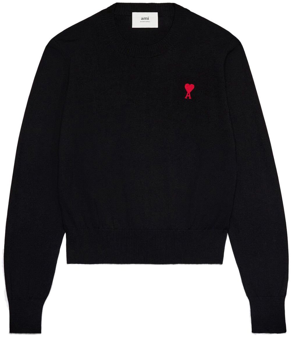 AMI Paris Sweaters Black Black Zwart