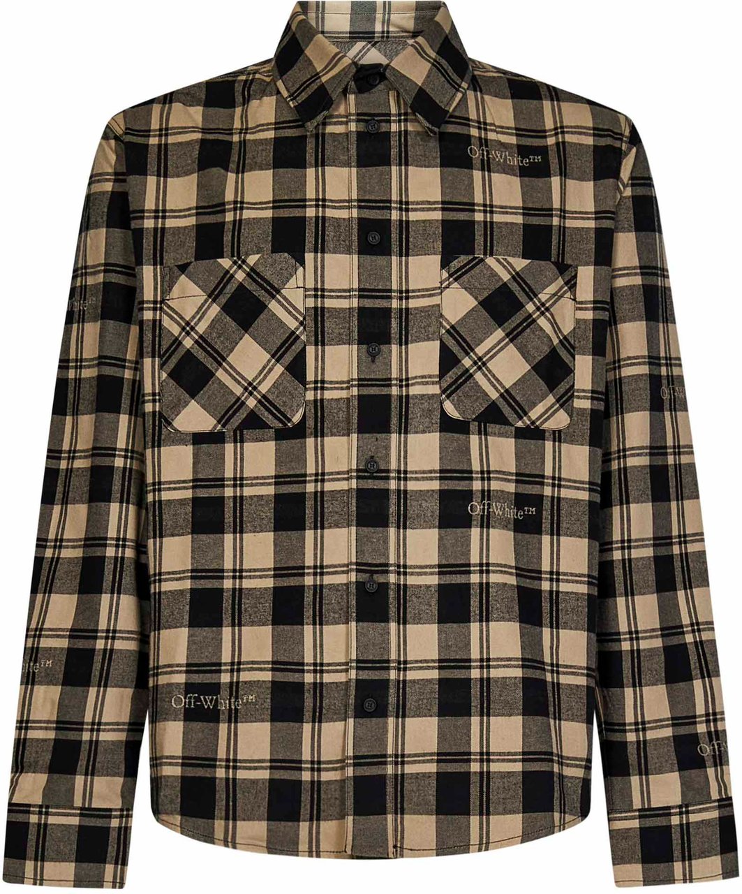 OFF-WHITE Check Flann Shirt Divers
