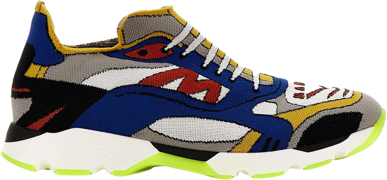 Marni Marni Printed fabric slip ons Divers