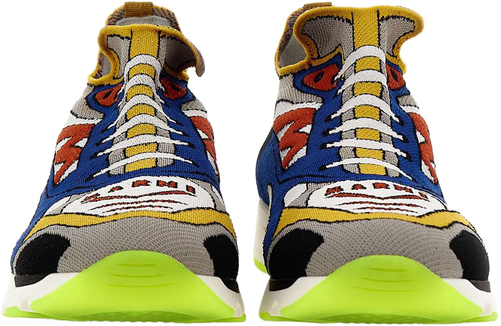 Marni Marni Printed fabric slip ons Divers