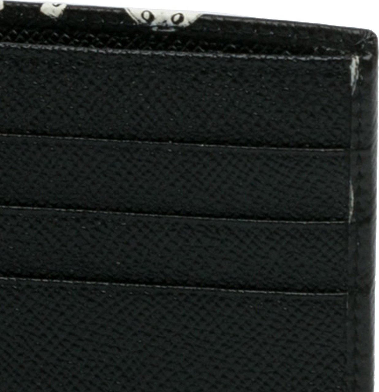 Dolce & Gabbana Horseshoe Leather Small Wallet Zwart