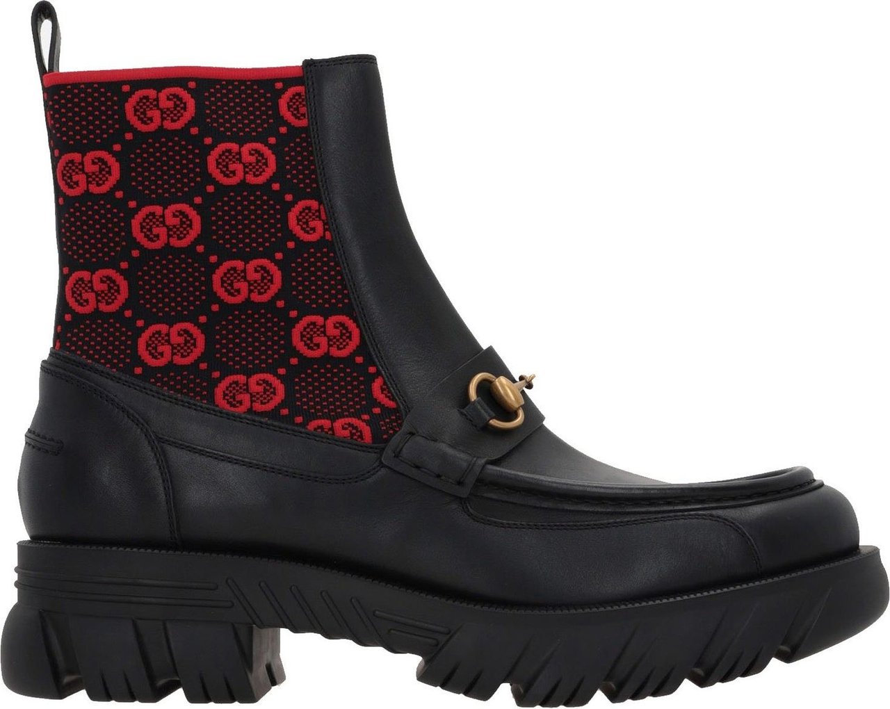 Gucci Gucci GG Leather Boots Zwart