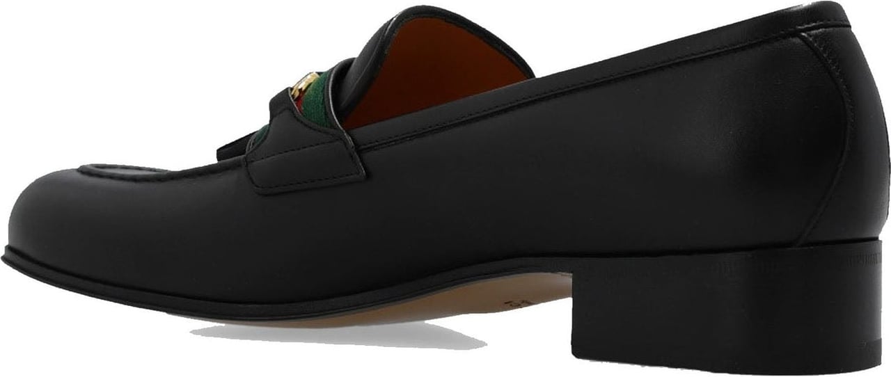 Gucci Gucci Leather Loafers Zwart