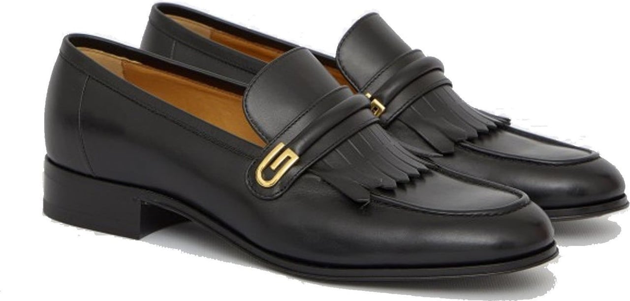 Gucci GUCCI Leather Loafers Zwart