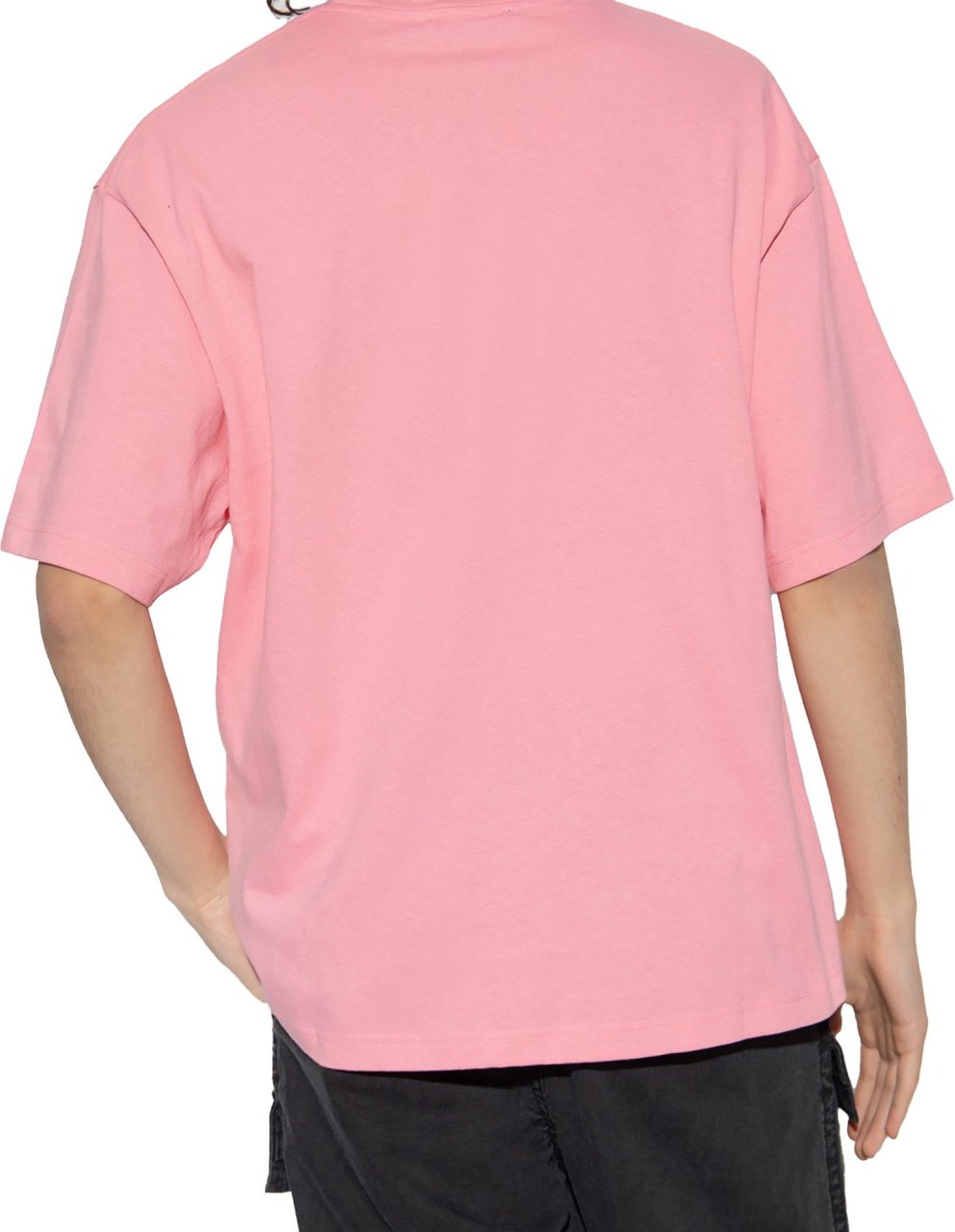 Acne Studios Exford Inflate Logo T-shirt Roze