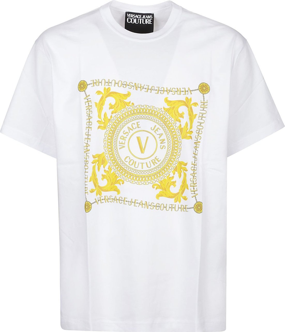 Versace Jeans Couture Foulard T-shirt White Wit