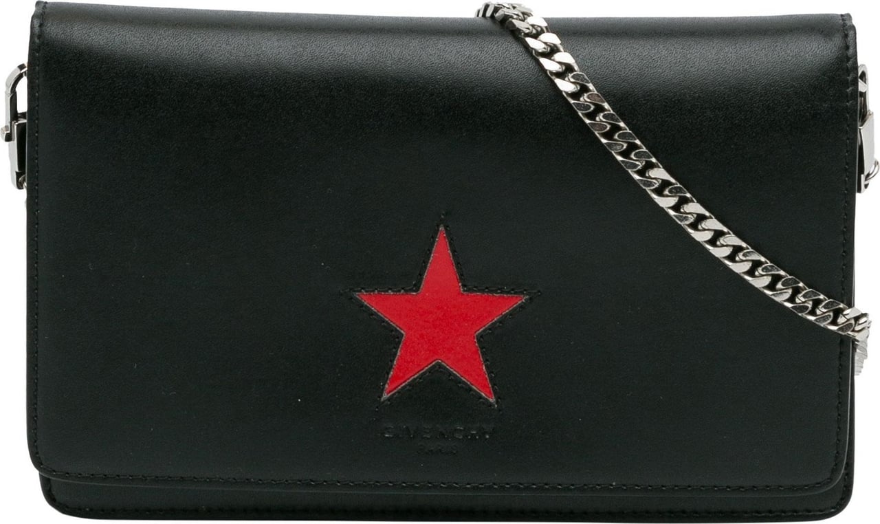 Givenchy Pandora Star Wallet on Chain Zwart