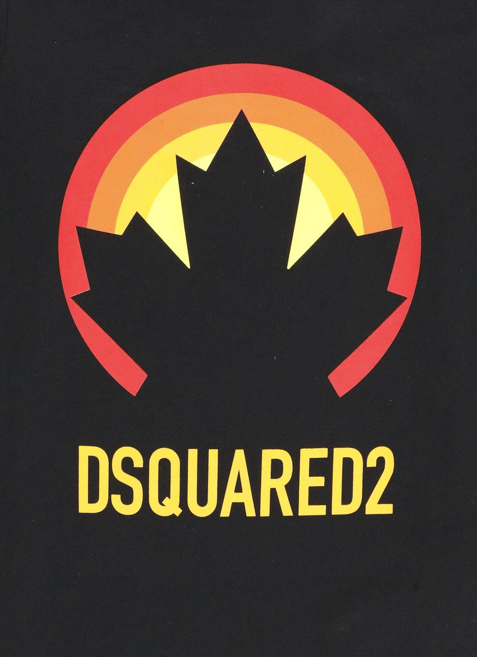 Dsquared2 T-shirts And Polos Black Zwart