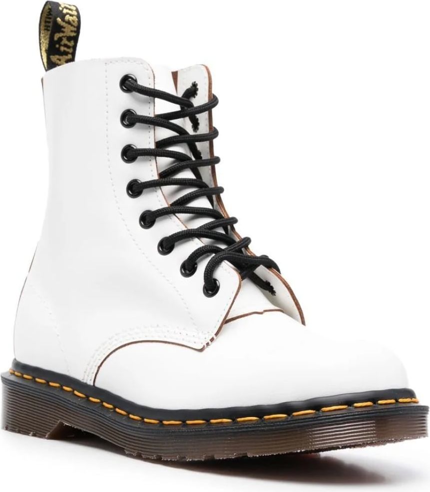 Dr. Martens Vintage 1460 Quilon Combat Boots Wit