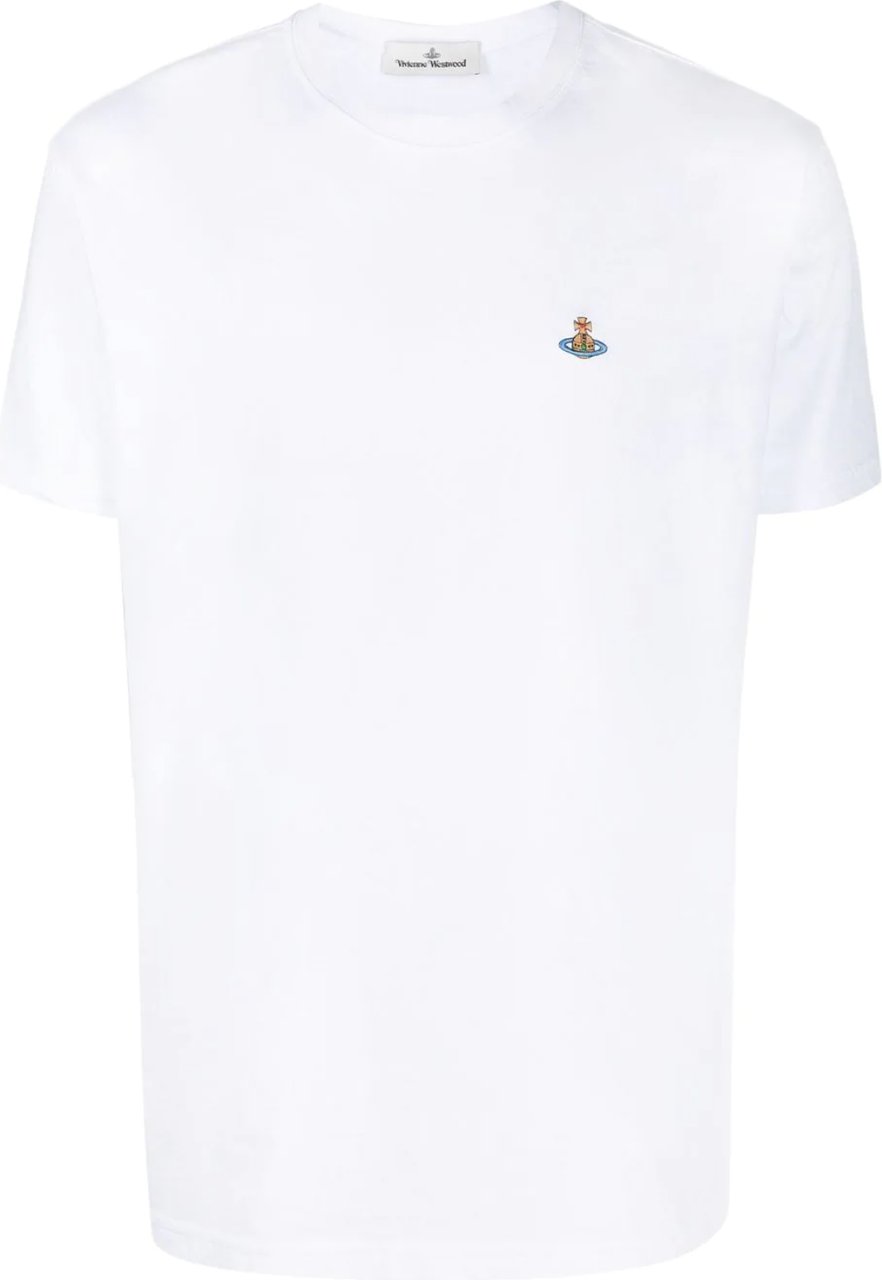Vivienne Westwood Classic T-shirt Multicolour Orb White Wit