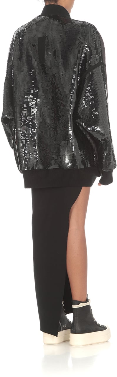 Rick Owens Coats Black Zwart