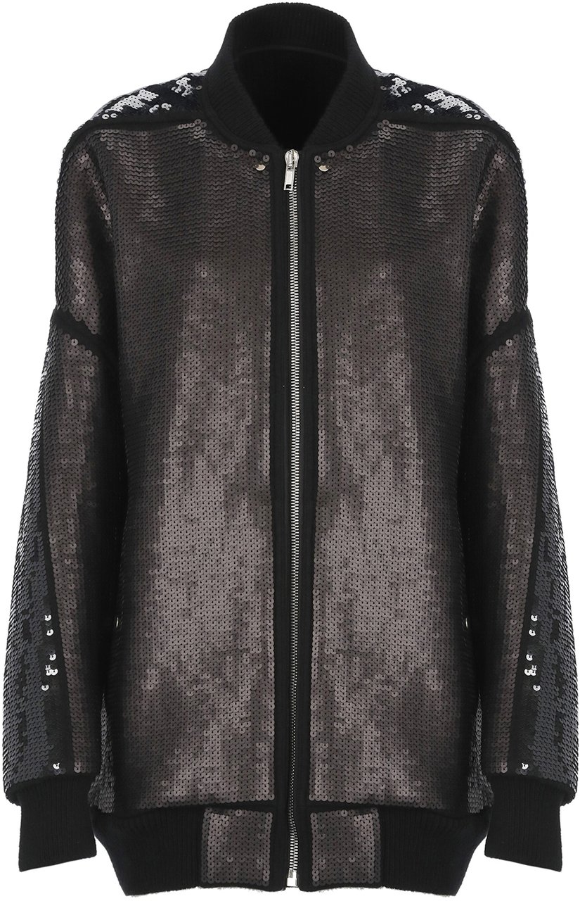 Rick Owens Coats Black Zwart
