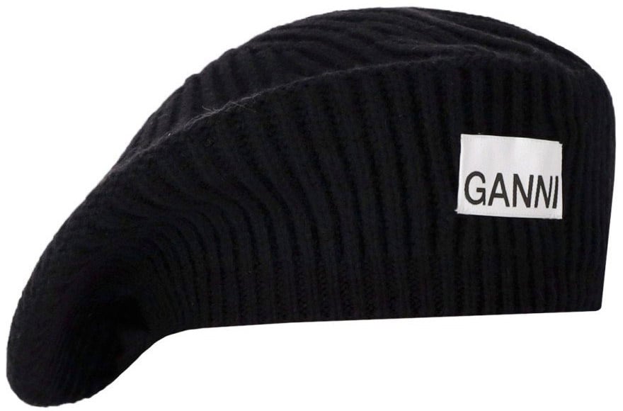Ganni Hats Black Zwart