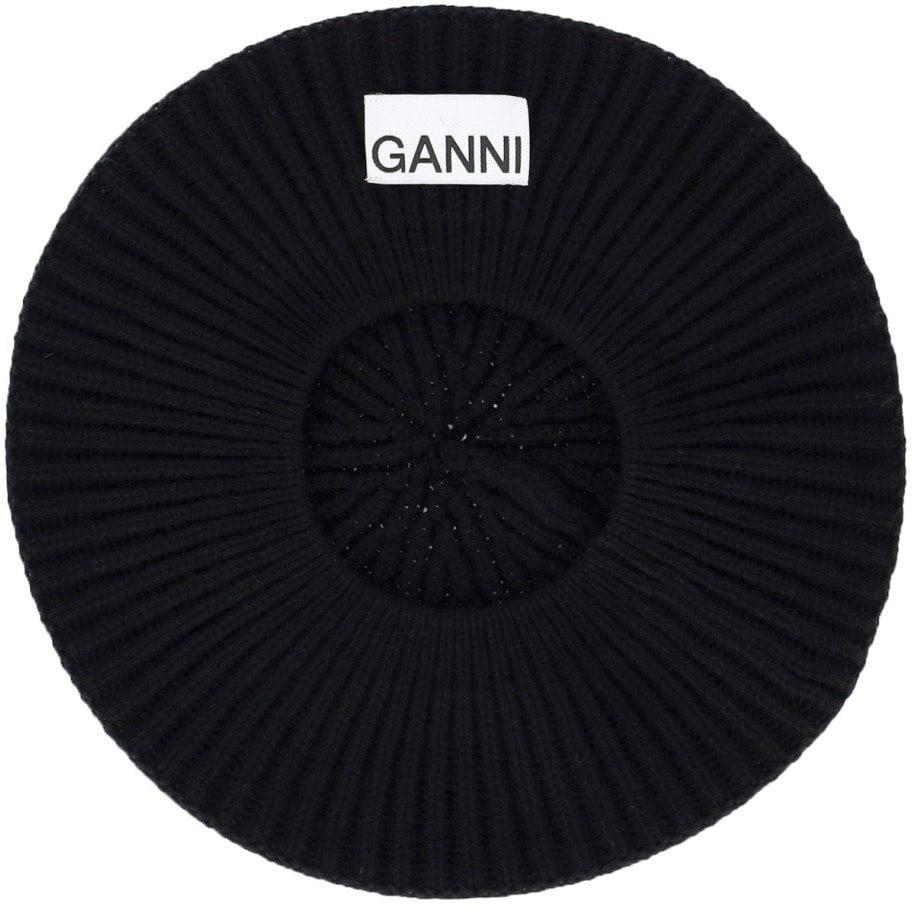 Ganni Hats Black Zwart
