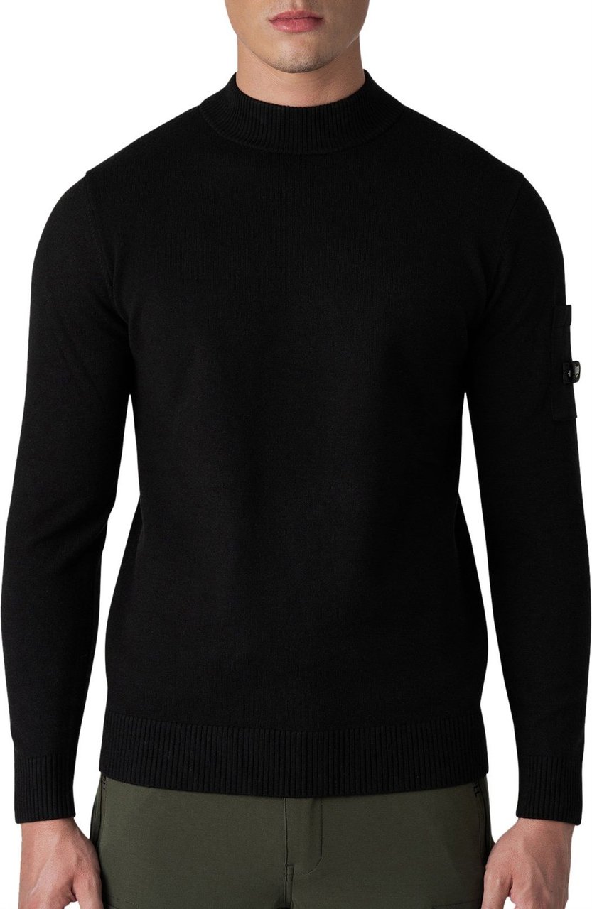 Quotrell Quotrell Couture - Cannes Knitted Sweater | Black Zwart