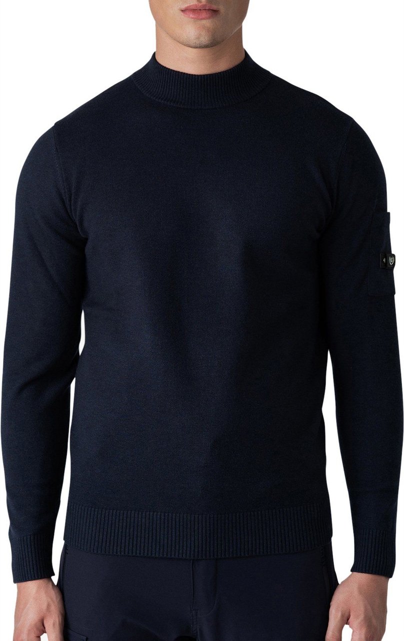 Quotrell Quotrell Couture - Cannes Knitted Sweater | Navy Blauw