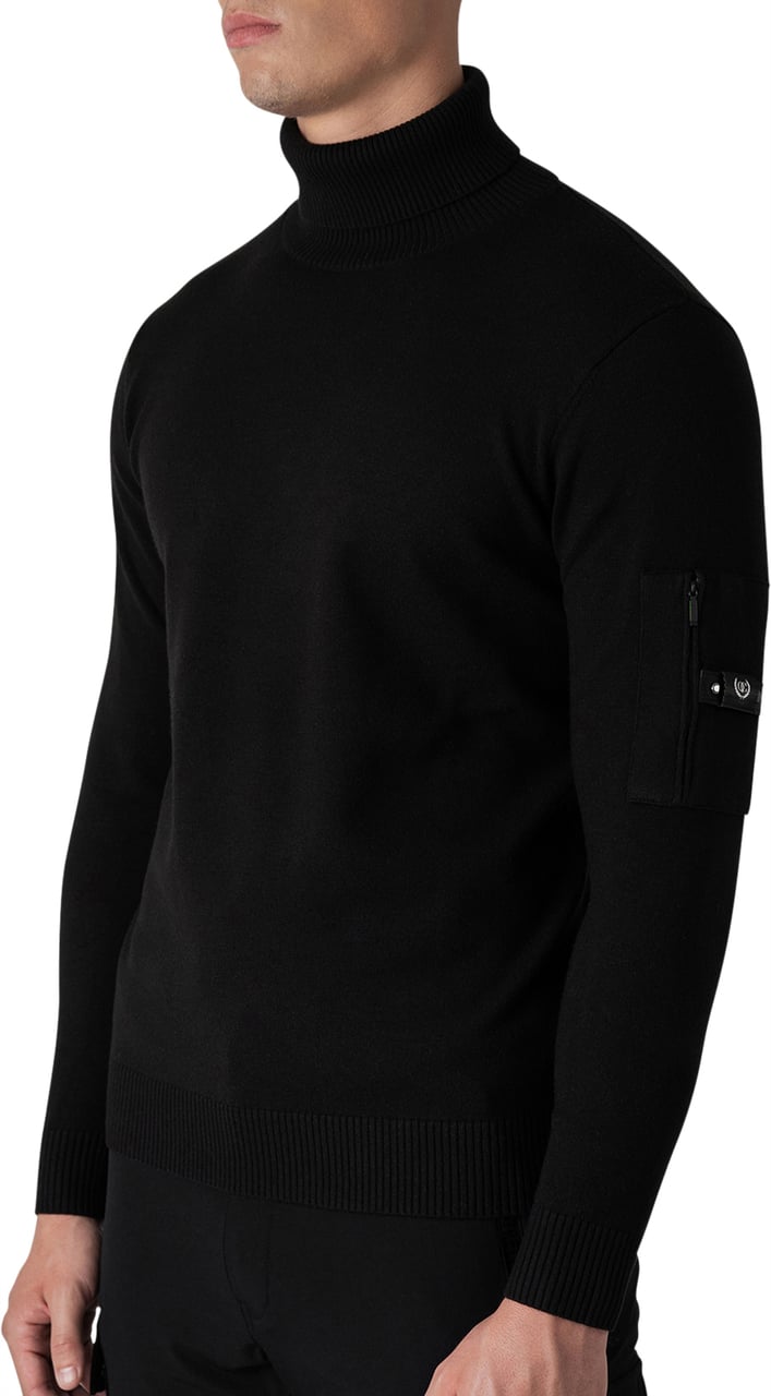 Quotrell Quotrell Couture - Papillon Knitted Sweater | Black Zwart