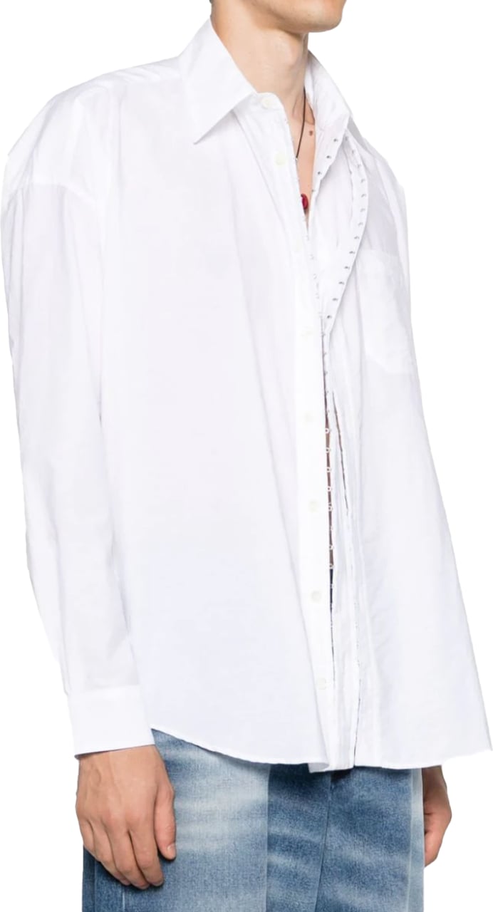 Y-project Hook And Eye Shirt White Wit