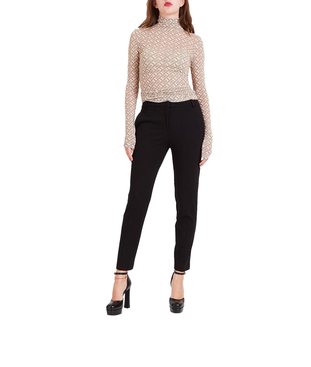 Pinko Trousers Black Zwart