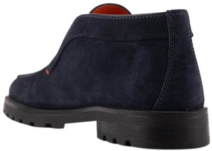 Santoni Boots Blue Blauw
