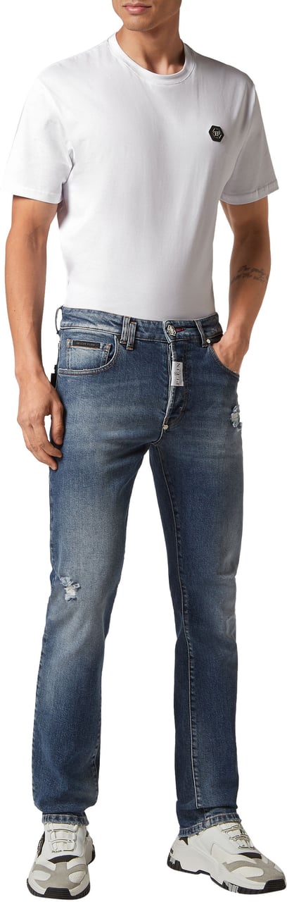 Philipp Plein Jeans Blue Marlin Blauw