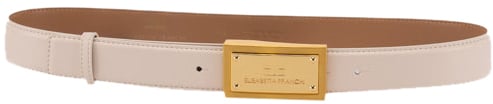 Elisabetta Franchi Belts Burro Beige