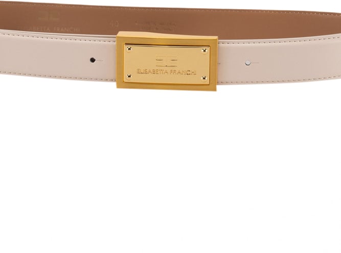 Elisabetta Franchi Belts Burro Beige