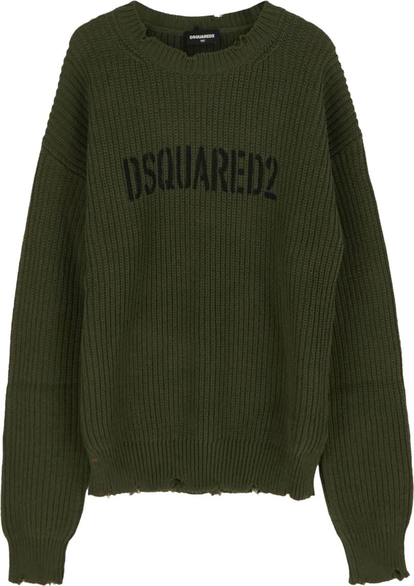 Dsquared2 Logo Knitwear Groen