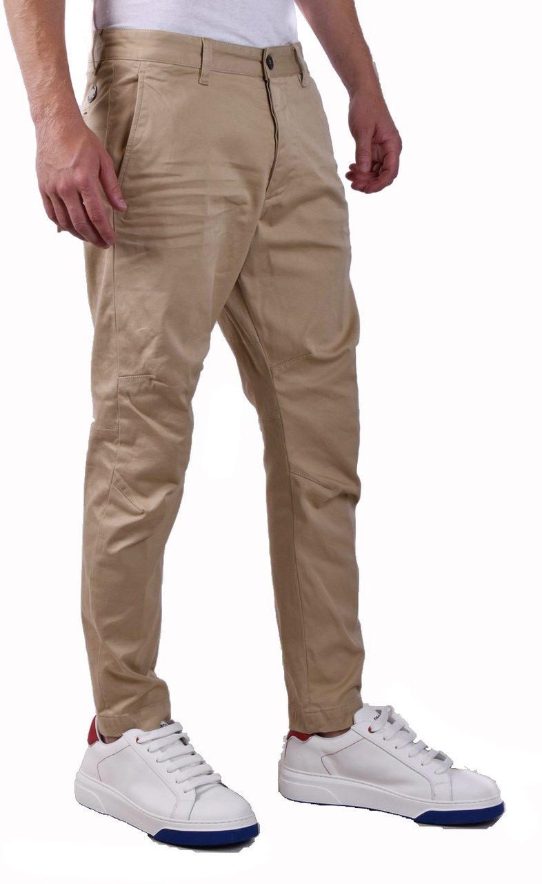 Dsquared2 Trousers Beige Beige