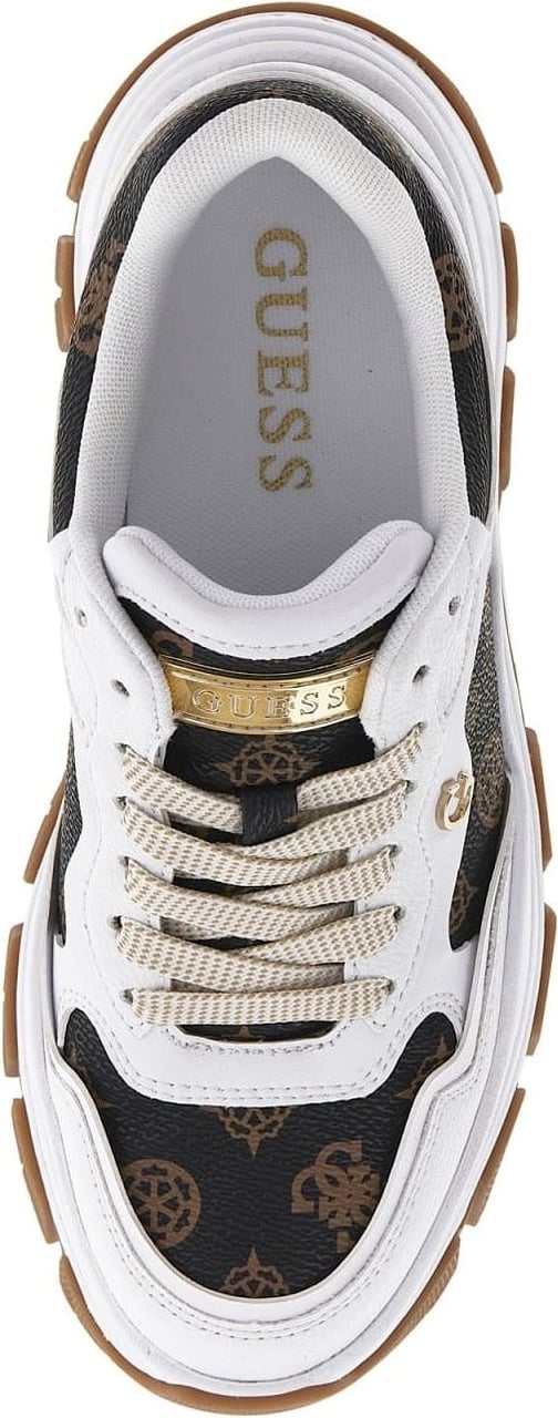 Guess Guess Dames Sneaker Wit FLPBR3FAL12/WHIBR BRECKY Wit