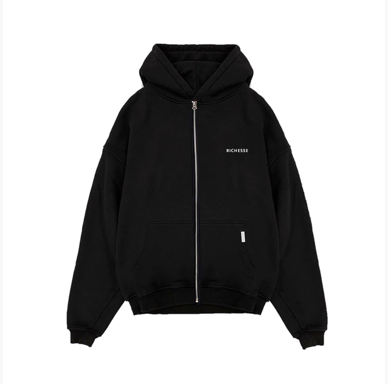 Richesse Zipper Hoodie Tracksuit Zwart Zwart