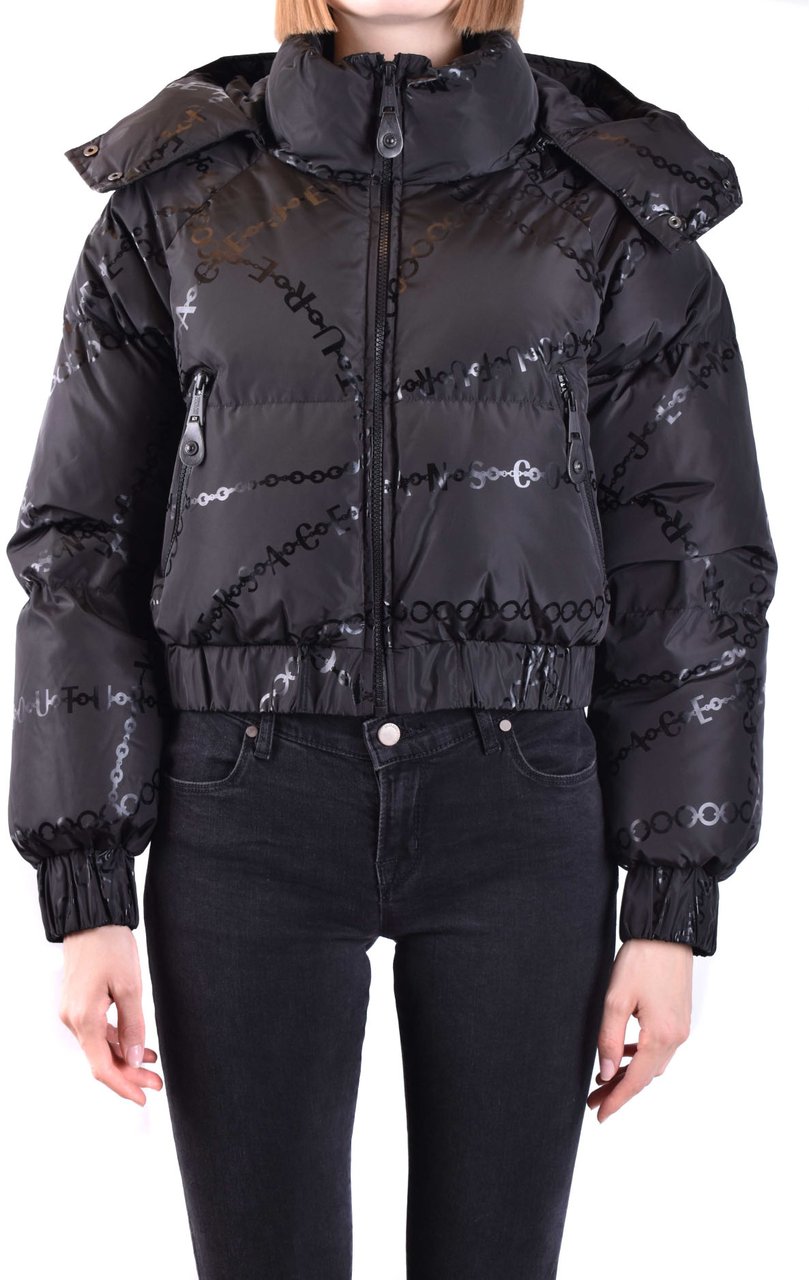 Versace Jeans Couture Piumini Outerwear Zwart