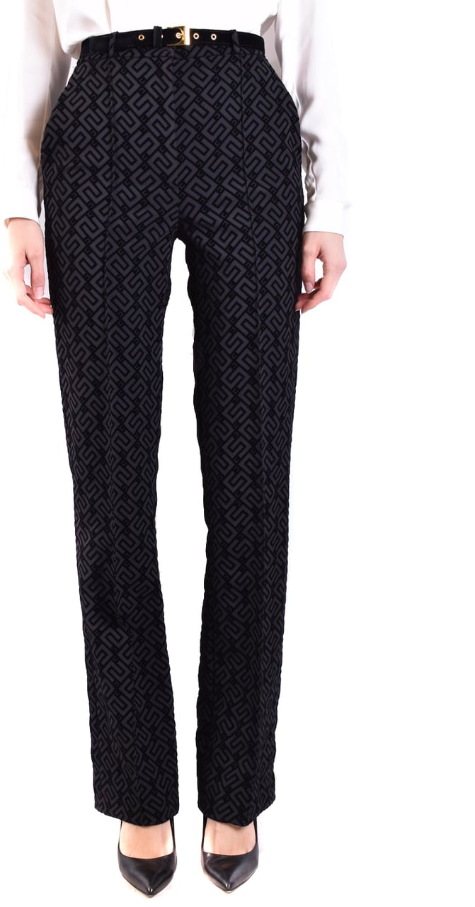 Elisabetta Franchi Trousers Black Zwart