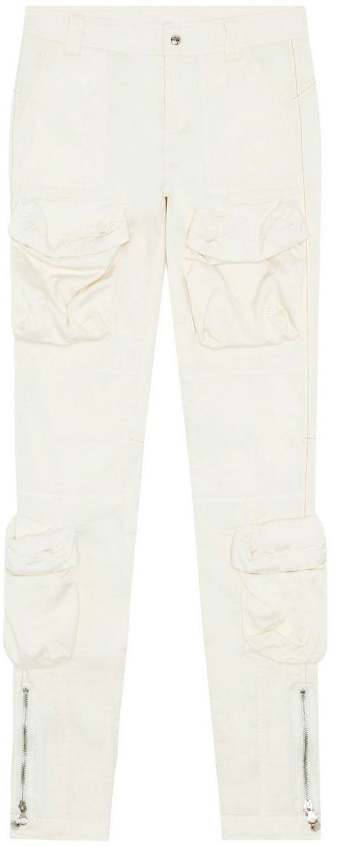 Diesel Trousers White Wit