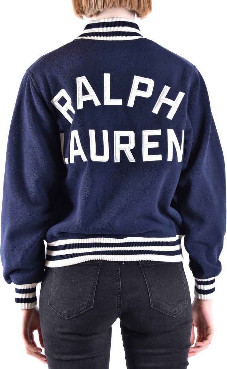 Ralph Lauren long sleeve cardigan darkblue (navy) Blauw