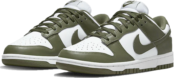 Nike Dunk Low Medium Olive Groen