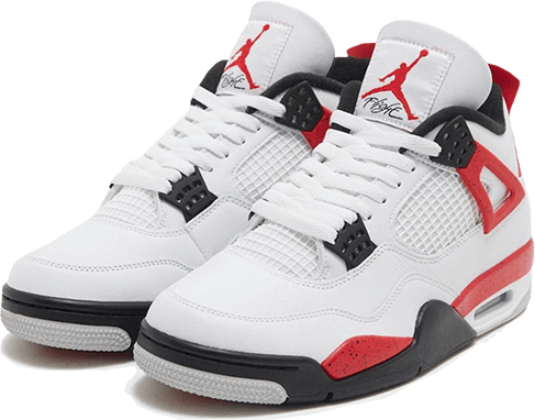 Nike Air Jordan 4 Red Cement (GS) Rood