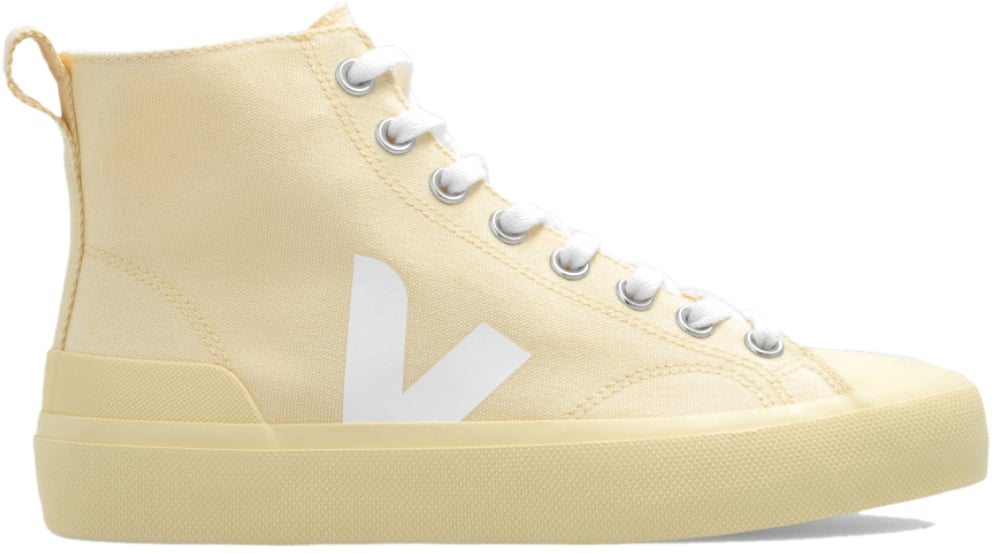 Veja Wata Ii Canvas High-top Sneakers Beige