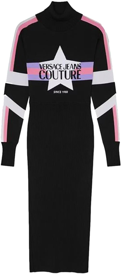 Versace Jeans Couture Vestiti Jurk Zwart