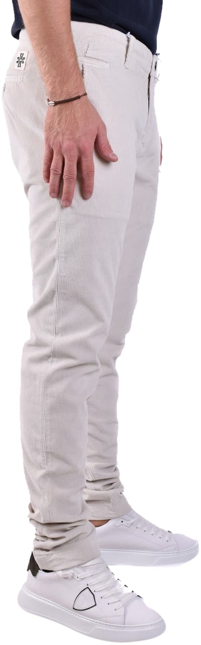 Jacob Cohen Trousers White Wit