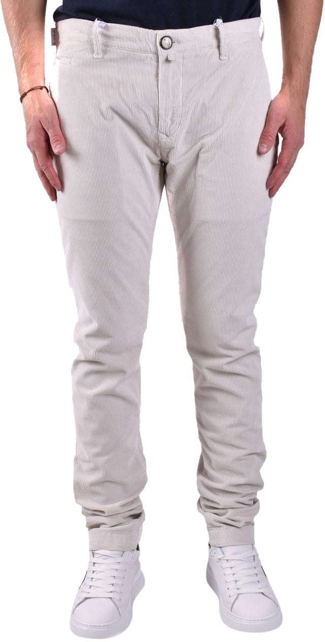 Jacob Cohen Trousers White Wit