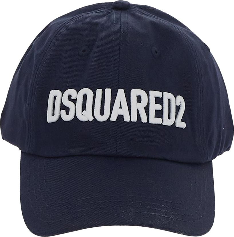 Dsquared2 Logo Hat Blauw
