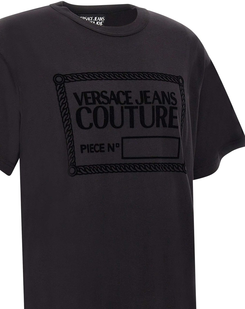 Versace Jeans Couture Piece T-Shirt Zwart Zwart