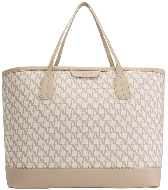 Nikkie Ecru/beige Tote bag Neutraal