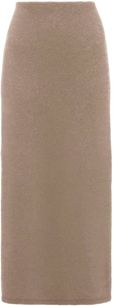 J.W. Anderson side-slit tube skirt Beige